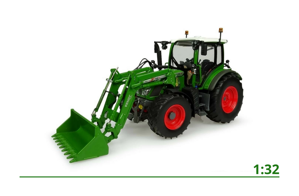 Fendt 516 Vario with frontloader 1:32 | Miniatuurspecialist.nl